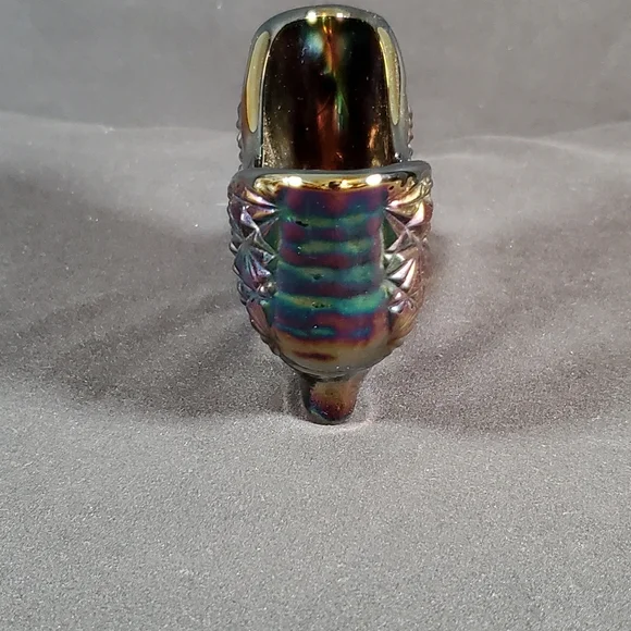 Vintage Carnival Glass Cat Head Shoe - Picture 4 of 7